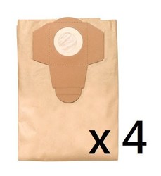 Lot de 4 sacs papier pour aspirateur Aquavac Excell 30P et Excell 30S Synchro