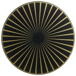 Set de table rond noir / or feutre Raini 40 cm Winkler
