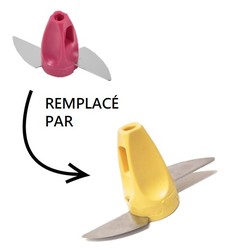 Couteau jaune nouvelle g�n�ration pour hachoir Babychef ADQ740 Moulinex