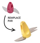 Couteau jaune nouvelle g�n�ration pour hachoir Babychef ADQ740 Moulinex