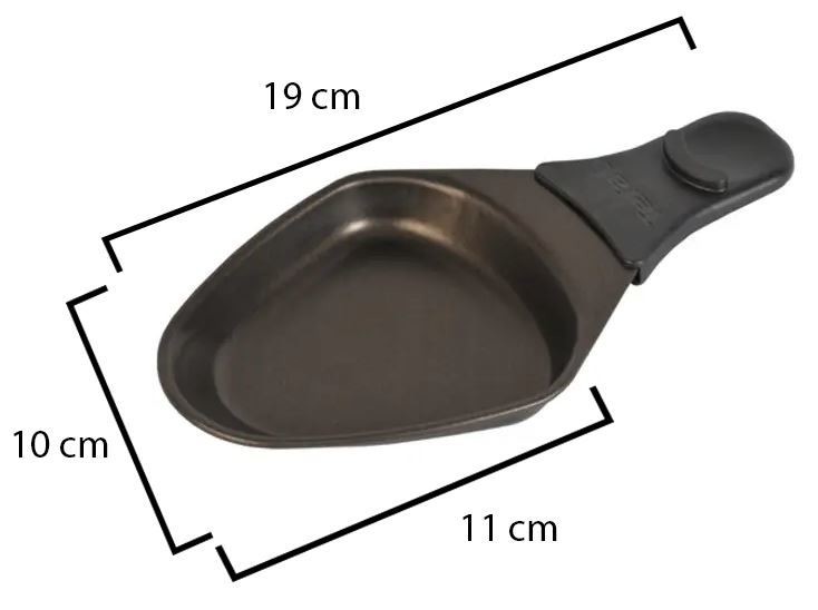 Lot de 6 poêlons - coupelles à raclette triangulaires Tefal 