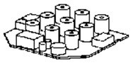Carte lectronique de commande pour purificateur d'air Rowenta clipse QU5030F0/A80