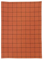 Torchon  carreaux brique et noir Metis Kilia 50 x 70 cm Winkler