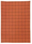 Torchon  carreaux brique et noir Metis Kilia 50 x 70 cm Winkler