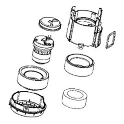 Moteur principal pour aspirateur laveur Rowenta X-Clean 5 GZ5435E0 - GZ5436E0