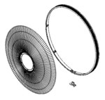 Grille de protection avant pour ventilateur Rowenta Turbo Silence Extrme + VU5890F0/CJ0