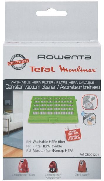 Lot 6 sacs + 1 filtre HEPA aspirateur Rowenta / Moulinex City Space 