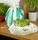 Essoreuse  salade compacte  en coton et polyester recylc de marque Cookut