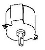 Moteur de rotation pour purificateur d&#039;air clipse Rowenta QU50