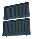 Plaques  panini suprieures et infrieures pour croque-monsieur Tefal UltraCompact 3-en-1 SW383D10