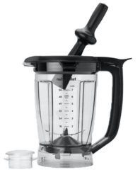 Bol mixeur de 1650 ml avec poussoir et lame pour Nutribullet Blender