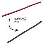 Brossette noire pour aspirateur balai Rowenta X-FORCE FLEX RH98 - RH99