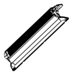 Grille de ventilation avant pour ventilateur Rowenta Eole Infinite VU6620F0 - VU6620F2