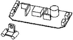 Carte lectronique pour purificateur d'air Rowenta clipse QU5030F0/A80
