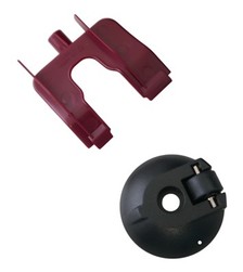 Demi botier infrieur + roulette directionnelle avant pour aspirateur Rowenta Swift Power Cyclonic 