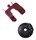 Demi botier infrieur + roulette directionnelle avant pour aspirateur Rowenta Swift Power Cyclonic 