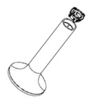 Pied du tube pour ventilateur Rowenta Turbo Silence Extrme + VU5870F0 - VU5890F0
