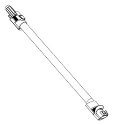 Tube d'aspiration rouge pour aspirateur balai Rowenta X-PERT 7.60 RH6A73WO