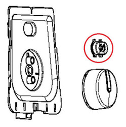 Bouton fonction "reverse" pour hachoir HV9 ME740H30/350 de Moulinex