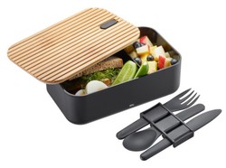Lunch box + couverts Enviro de marque Gefu : le repas partout avec soi