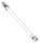 Tube d'aspiration rouge pour aspirateur balai Rowenta X-PERT 7.60 RH6A73WO