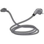 Cable d&#039;alimentation pour robot caf automatique Delonghi ECAM35...