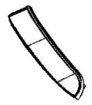 Poigne de porte pour friteuse sans huile Moulinex Easy Fry 9-en-1 Multifonction AL5558F0/UVA