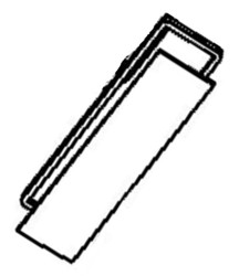 Vitre de visualisation avec joint pour friteuse air fryer Moulinex Easy Fry Dual Flex EZ9228F0 - EZ9