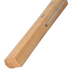 Lot de 4 couteaux  steak 21 cm en acier inoxydable avec manche en bois de marque Genevive Lethu