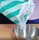 Essoreuse  salade compacte  en coton et polyester recylc de marque Cookut - vider l'eau
