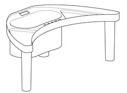 support de filtre anticalcaire pour centrale vapeur Delonghi