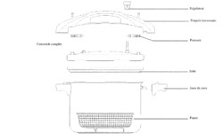 couvercle complet pour autocuiseur Mondo de Sitram