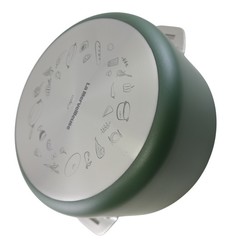 La Merveilleuse casserole inox 20 cm Cookut compatible tous feux - vert foug�re