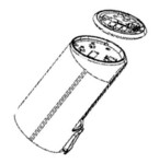 Corps de la batterie pour aspirateur laveur Rowenta X-Clean 5 GZ5435E0 - GZ5436E0