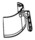 Enjoliveur de cuve avec poigne pour friteuse sans huile Moulinex Easy Fry Compact EZ145B20/87A