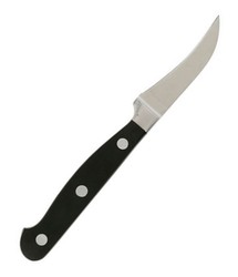 Couteau plucheur 7,5 cm en acier inoxydable avec manche 3 rivets de marque Gimel