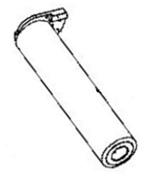 Rouleau microfibres pour aspirateur laveur Rowenta X-Clean 5 GZ5435E0/870