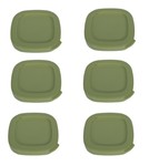 Pack de 6 couvercles verts pour yaourtire SEB Multi Dlices YG660 - YG661