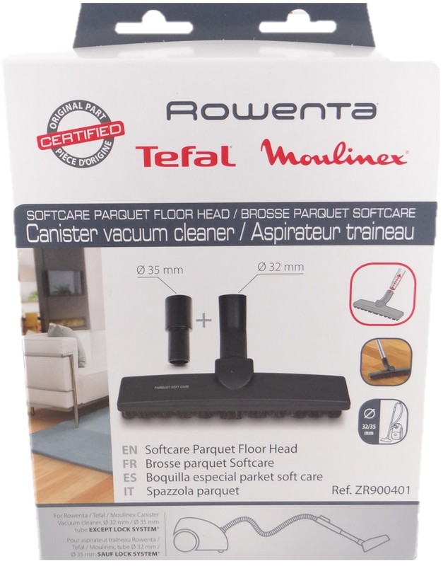 Brosse spécial parquet pour aspirateur Rowenta Ergo Force Cyclonic