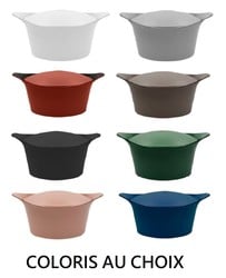 L'Incroyable cocotte ovale 20 cm Cookut compatible tous feux