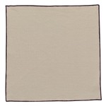 Serviette de table recycle ficelle / beige Grace 40 x 40 cm Winkler