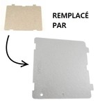 Plaque Mica pour four  micro-ondes de marque LG - rfrence d&#039;origine remplace par une quivalence