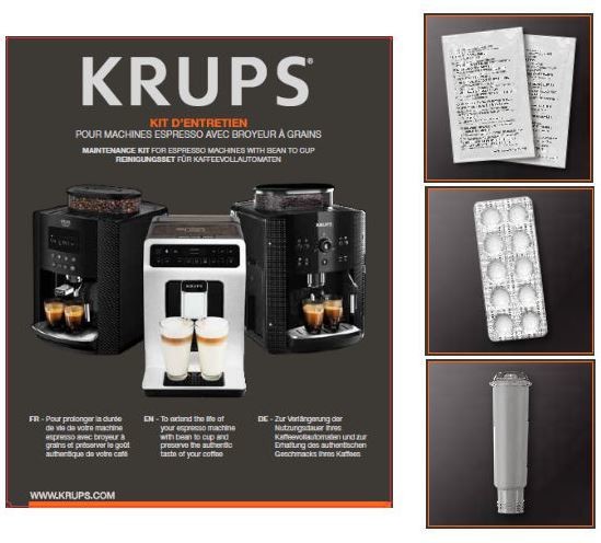 Kit d'entretien pour machine à café broyeur Krups 