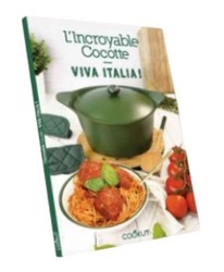 Livre de 49 recettes italiennes de marque Cookut
