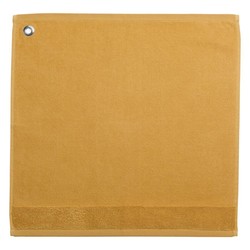 Essuie mains moutarde / curry illet Curl 50 x 50 cm Winkler