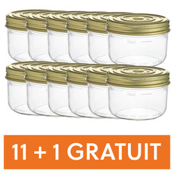 Lot de 12 terrines 350 g "Super" Le Parfait (Offre 11 + 1 offert)