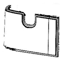 Enjoliveur ivoire de cuve gauche pour friteuse airfryer Moulinex Dual Easy Fry EZ901AF0/K2A