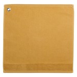 Essuie mains moutarde / curry illet Curl 50 x 50 cm Winkler