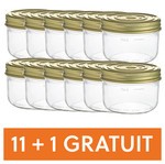 Lot de 12 terrines 350 g &quot;Super&quot; Le Parfait (Offre 11 + 1 offert)