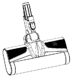 Brosse parquet blanche pour aspirateur Rowenta X-PERT 7.60 RH6A37WO